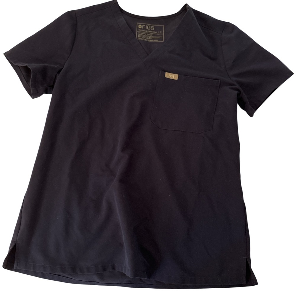 FIGS Navy Blue Scrub Top